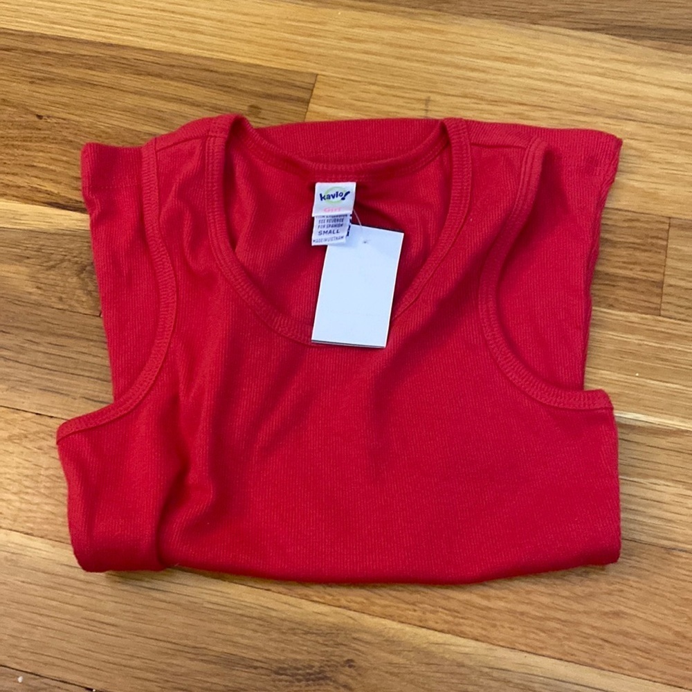 Kavio Girl’s Red Tank Top Size S